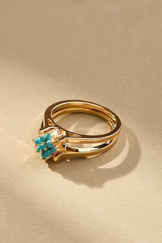 Stone Flip Ring par en Blue taille: Uk 10 - By Anthropologie - Modalova