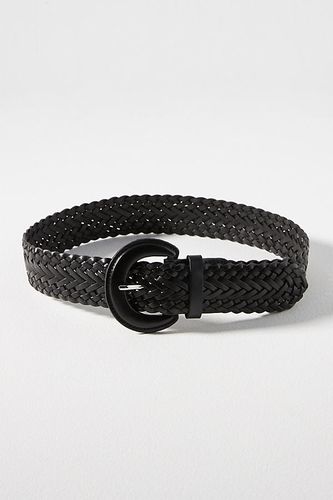 Ceinture tressée en cuir par en Black taille: M - By Anthropologie - Modalova