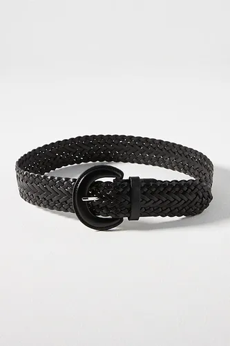 Ceinture tressée en cuir par en Black taille: S - By Anthropologie - Modalova