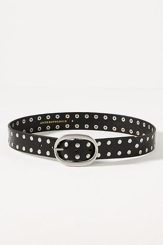 Ceinture à boucle ovale cloutée par en Black taille: M - By Anthropologie - Modalova