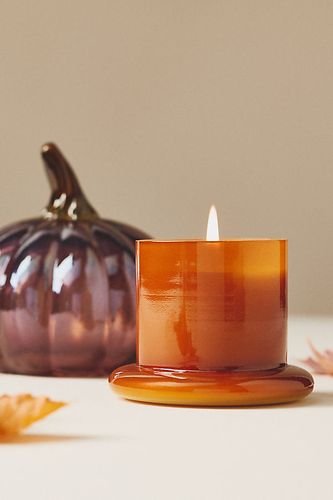 Bougie Cloche en Verre Bouleau Blanc et Citrouille Woody en Purple taille: XS chez - Anthropologie - Modalova
