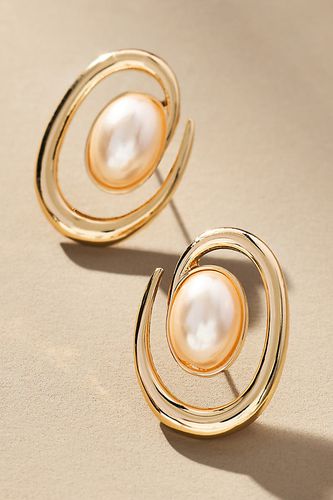 Boucles d'oreilles à tige en perle spiralée par en - By Anthropologie - Modalova