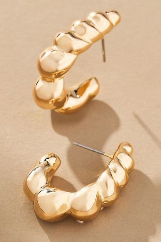 Boucles d'oreilles créoles festonnées par en Gold - By Anthropologie - Modalova