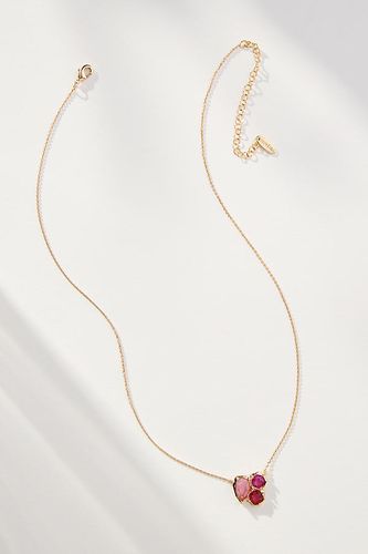 Dainty Crystal Cluster Necklace par en Pink - By Anthropologie - Modalova