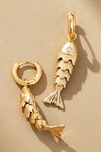 Boucles d'oreilles créoles à breloques icônes amusantes par en Gold - By Anthropologie - Modalova