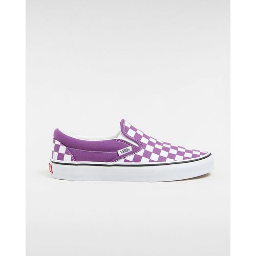 Chaussures Classic Slip-on Checkerboard (color Theory Checkerboard Purple Magic) Unisex , Taille 34.5 - Vans - Modalova