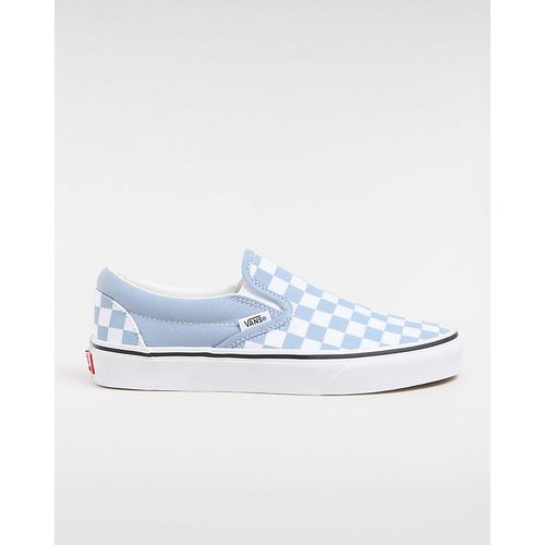 Chaussures Classic Slip-on Checkerboard (color Theory Checkerboard Dusty Blue) Unisex , Taille 35 - Vans - Modalova
