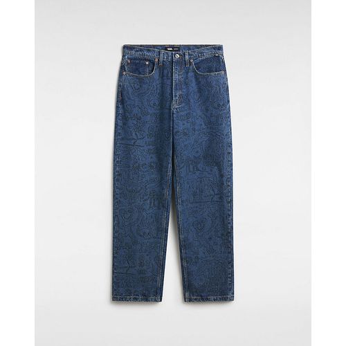 Pantalon Ample En Denim Imprimé Check-5 (vintage Indigo) , Taille 28 - Vans - Modalova