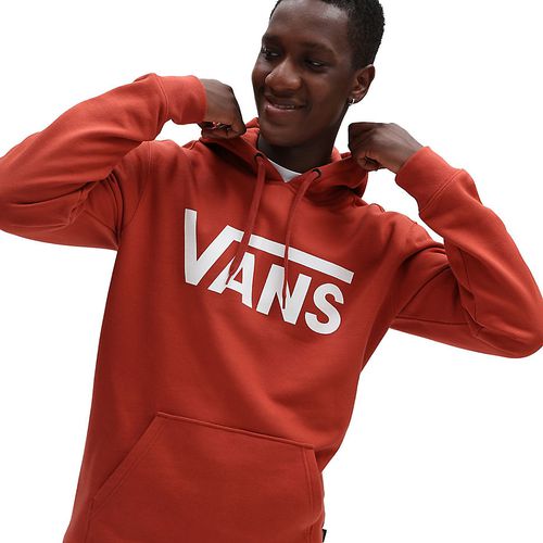 sweat à capuche vans homme brun