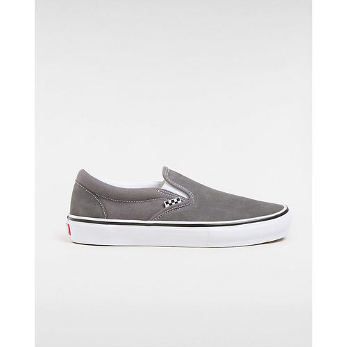 Chaussures Skate Slip-on (pewter/white) Unisex , Taille 39 - Vans - Modalova