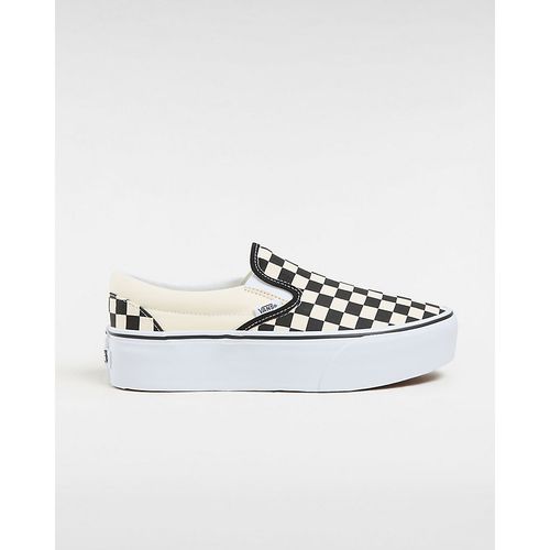Chaussures Classic Slip-on Stackform (checkerboard Black/classic White) , Taille 34.5 - Vans - Modalova