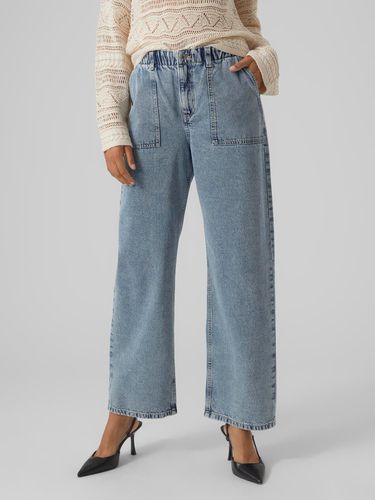 Vmpam Taille Moyenne Cargo Fit Jeans - Vero Moda - Modalova