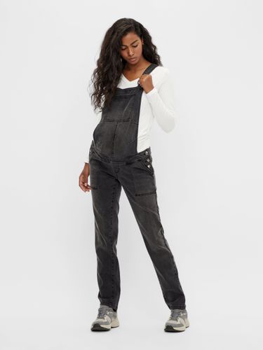 Salopettes En Jean Straight Fit - MAMA.LICIOUS - Modalova