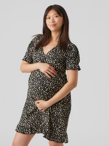 Robe Courte Regular Fit Col Rond - MAMA.LICIOUS - Modalova