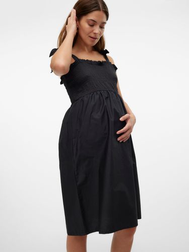 Robe Courte Regular Fit Col Carré Sangles Réglables - MAMA.LICIOUS - Modalova