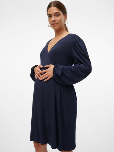 Robe Courte Regular Fit Col En V - MAMA.LICIOUS - Modalova