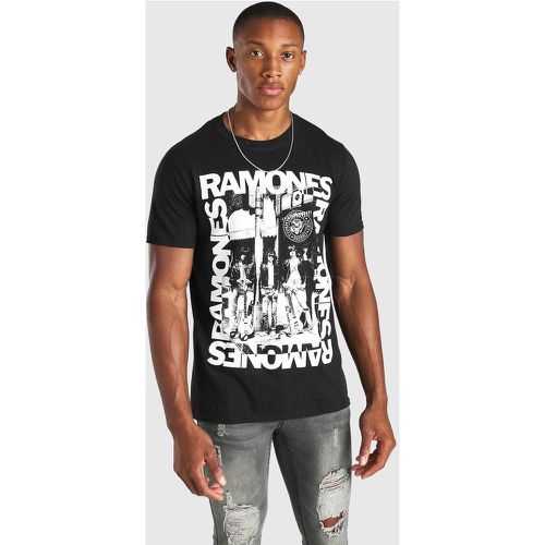 T-shirt officiel Ramones - Boohooman - Modalova