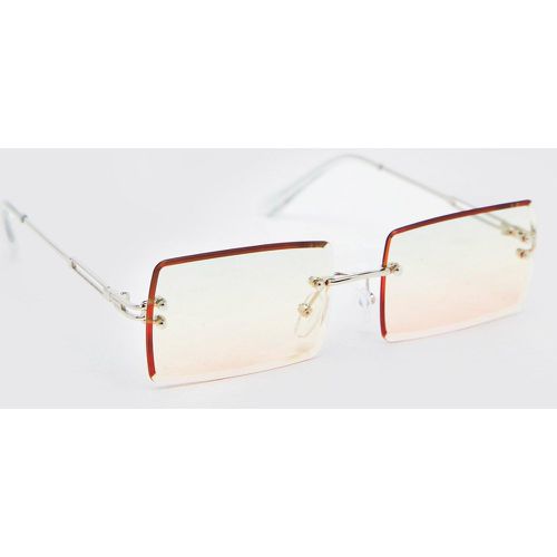 Lunettes de soleil rectangulaires - Boohooman - Modalova