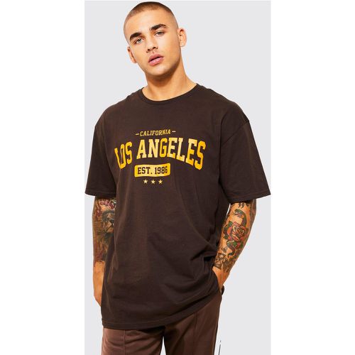 T-shirt oversize universitaire - Boohooman - Modalova