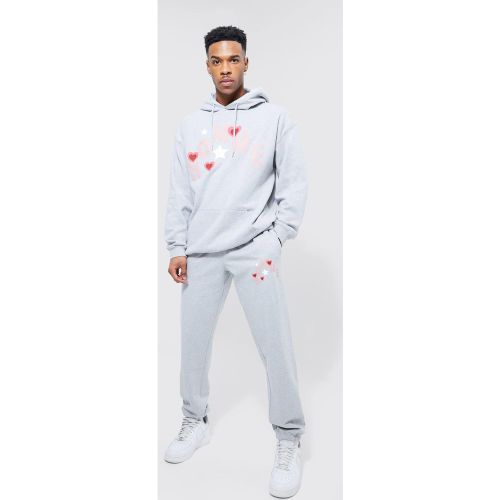 Survêtement oversize imprimé - Boohooman - Modalova