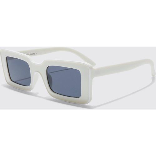 Lunettes de soleil rectangulaires - Boohooman - Modalova