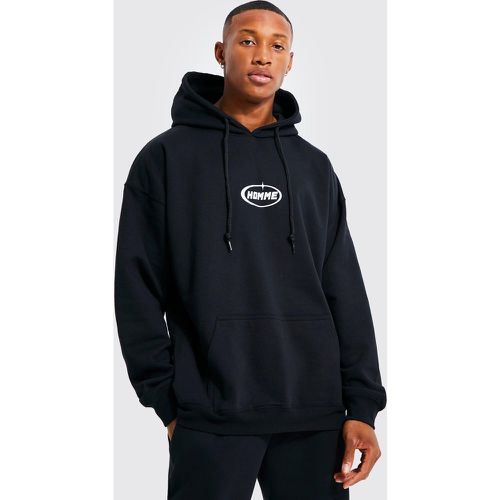 Sweat à capuche oversize à slogan homme - Boohooman - Modalova