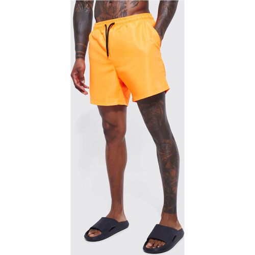 Short de bain basique mi-long - Boohooman - Modalova