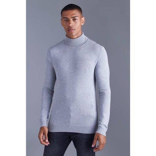 Pull moulant à col roulé - Boohooman - Modalova