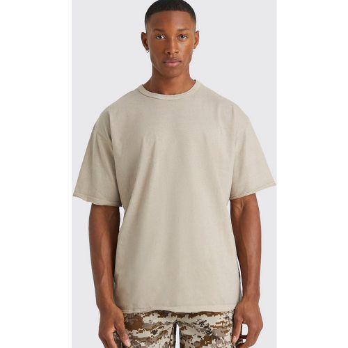 T-shirt oversize délavé - Boohooman - Modalova