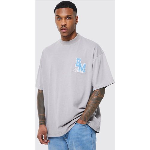 T-shirt oversize universitaire - Boohooman - Modalova