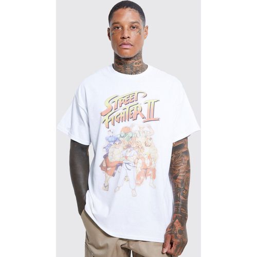 T-shirt oversize à imprimé Street Fighter - Boohooman - Modalova