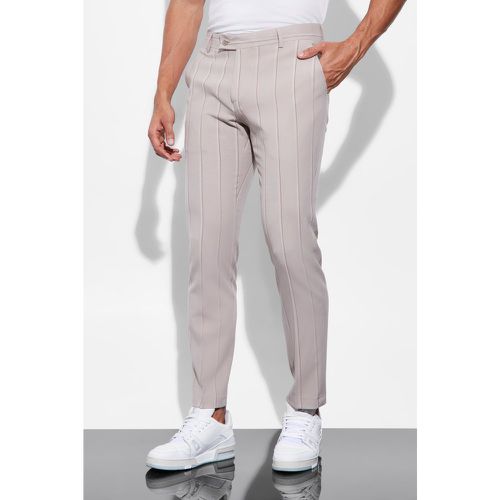 Pantalon de costume slim à rayures fines - - 32R - Boohooman - Modalova