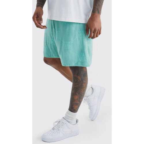 Short ample imprimé monogramme - Boohooman - Modalova