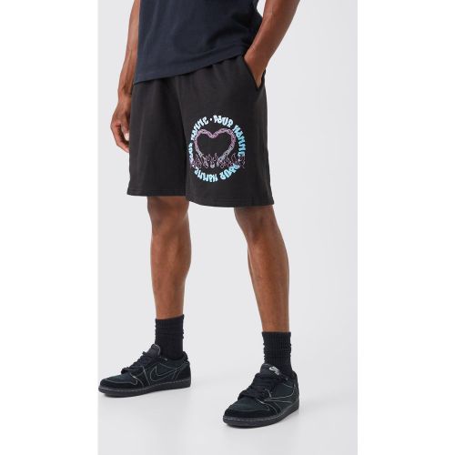 Short oversize en jersey - Boohooman - Modalova