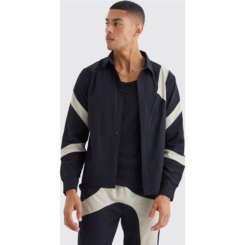 Chemise technique à manches longues - Boohooman - Modalova