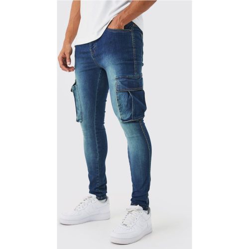 Jean cargo super skinny homme - - 28R - Boohooman - Modalova