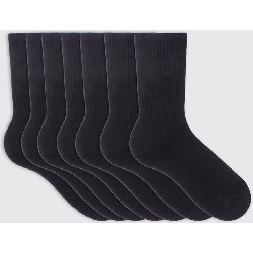 Lot de 7 paires de chaussettes unies - Boohooman - Modalova