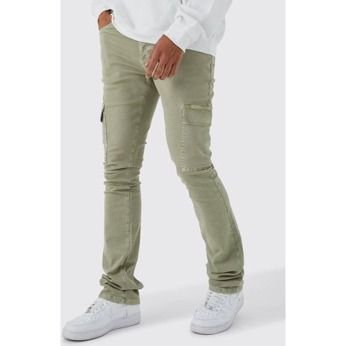 Pantalon cargo skinny surteint - Boohooman - Modalova