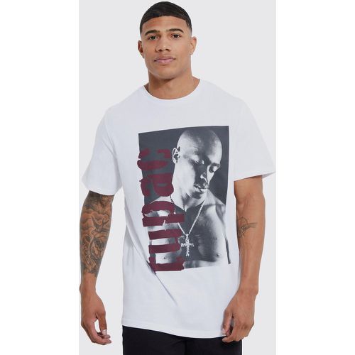 T-shirt oversize imprimé Tupac - Boohooman - Modalova