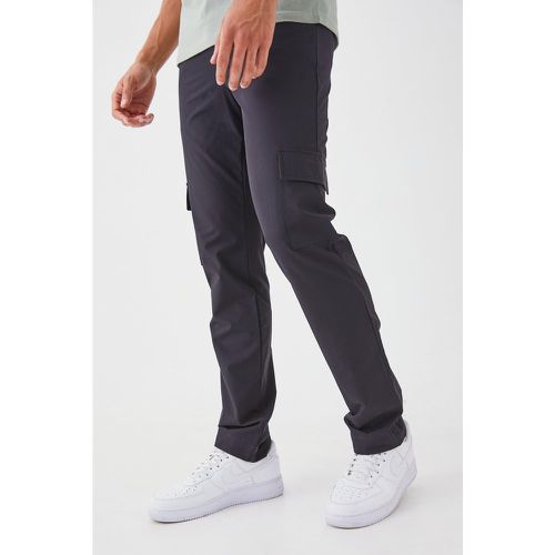 Pantalon cargo droit - Boohooman - Modalova