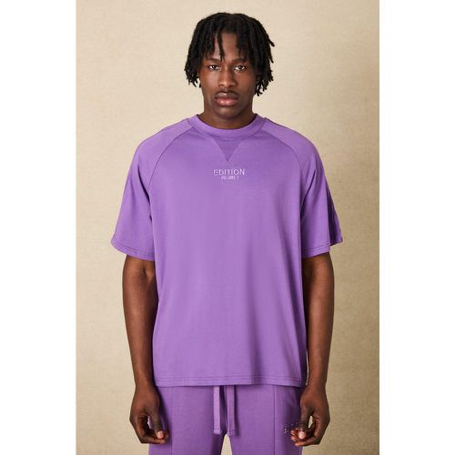 Oversized Heavyweight Pin Tuck T-shirt - Boohooman - Modalova