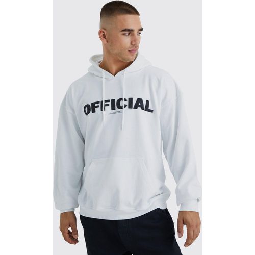 Sweat à capuche oversize imprimé homme - Boohooman - Modalova