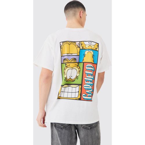 T-shirt oversize à imprimé Garfield - Boohooman - Modalova