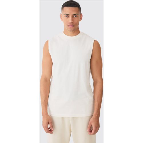 Basic vest homme - ecru - M, ecru - Boohooman - Modalova