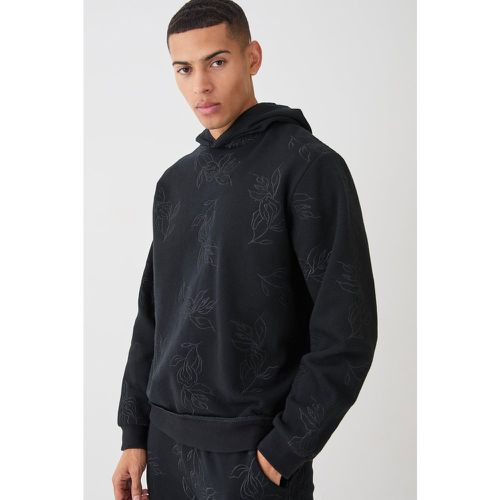 Embroidered Hoodie - Boohooman - Modalova