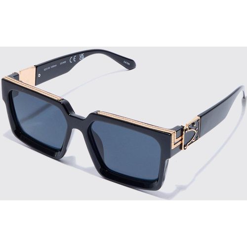 Plastic Temple Detail Sunglasses - Boohooman - Modalova