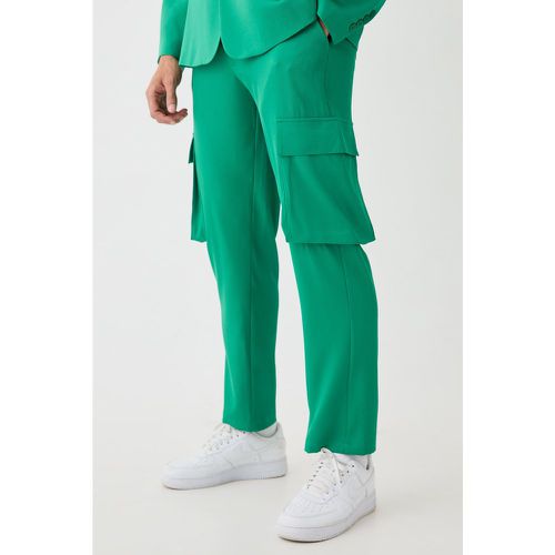 Mix & Match Tailored Cargo Trousers - Boohooman - Modalova