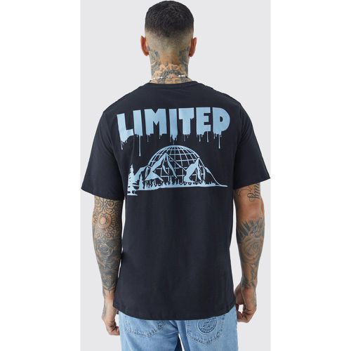 Tall - T-shirt oversize à imprimé paysage - Boohooman - Modalova