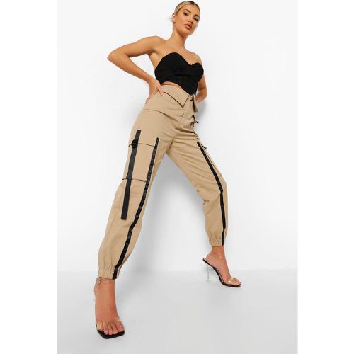 Pantalon Cargo À Ceinture Pliée - boohoo - Modalova