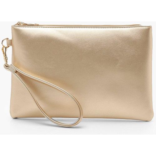 Pochette Zippée En Simili - boohoo - Modalova